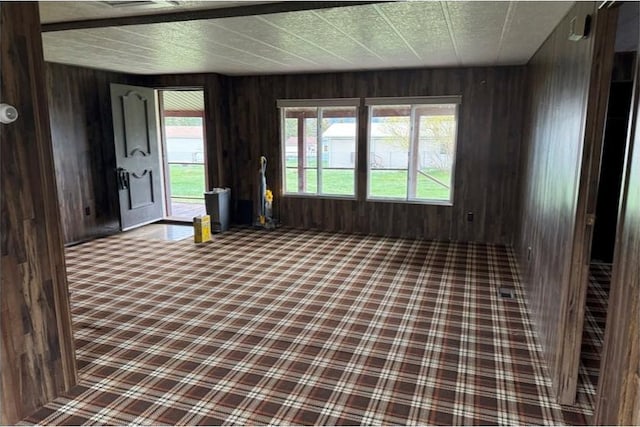 184 N 3rd E, Manila, UT 84046 - carpeted spare room with wood walls