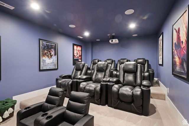 4492 W Enid Dr, South Jordan, UT 84009 - cinema featuring recessed lighting, carpet, and baseboards