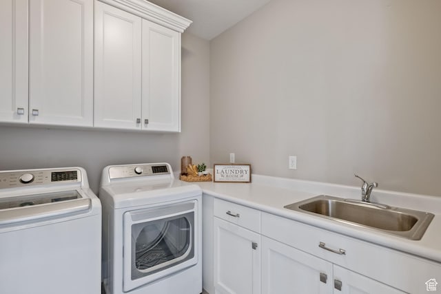 4492 W Enid Dr, South Jordan, UT 84009 - washroom featuring cabinet space and washer and clothes dryer