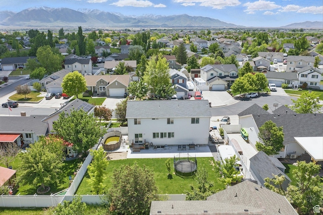 122 W Stern Ct Unit 25, Stansbury Park, UT 84074 - aerial perspective of suburban area featuring mountains
