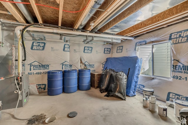 10966 S Coastal Dune Dr, South Jordan, UT 84009 - below grade area featuring heating unit