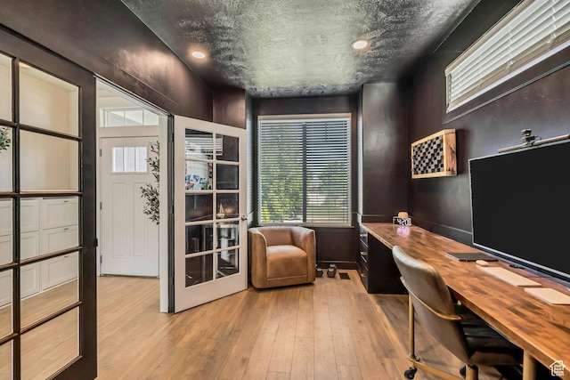 10966 S Coastal Dune Dr, South Jordan, UT 84009 - office with healthy amount of natural light and light wood-style floors