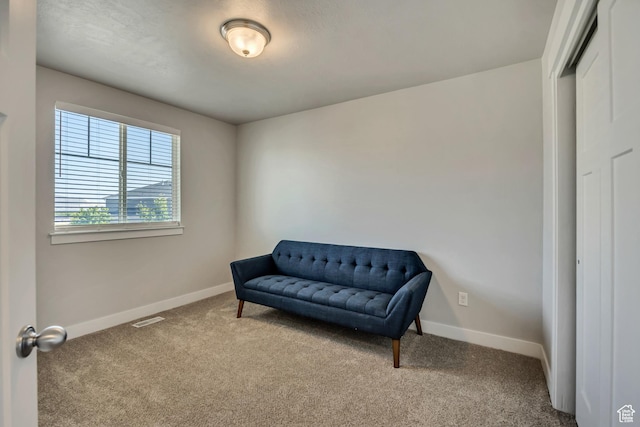 10966 S Coastal Dune Dr, South Jordan, UT 84009 - living area featuring carpet floors and baseboards