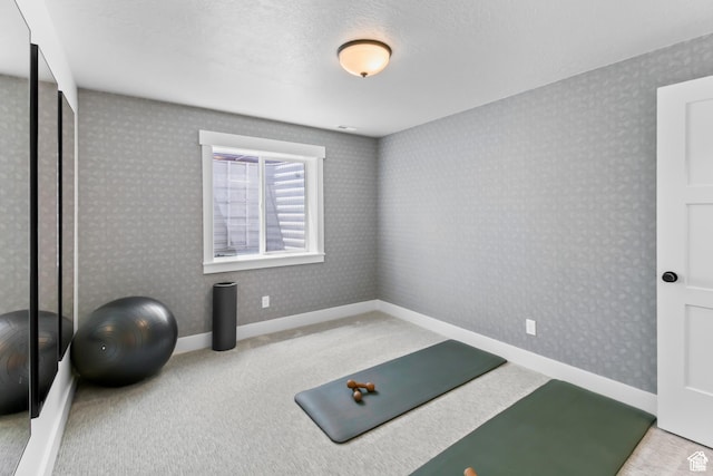 2041 W Pinnacle Ave, Mapleton, UT 84664 - workout room with carpet flooring and baseboards
