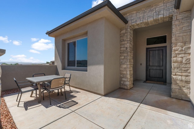 423 W Fitness Way, Ivins, UT 84738 - view of patio / terrace with outdoor dining area