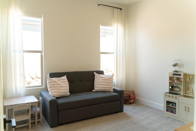 423 W Fitness Way, Ivins, UT 84738 - sitting room with carpet flooring and baseboards