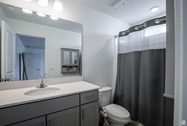 634 W Parker Pl Unit 1060, Grantsville, UT 84029 - bathroom featuring vanity, toilet, and a shower with shower curtain