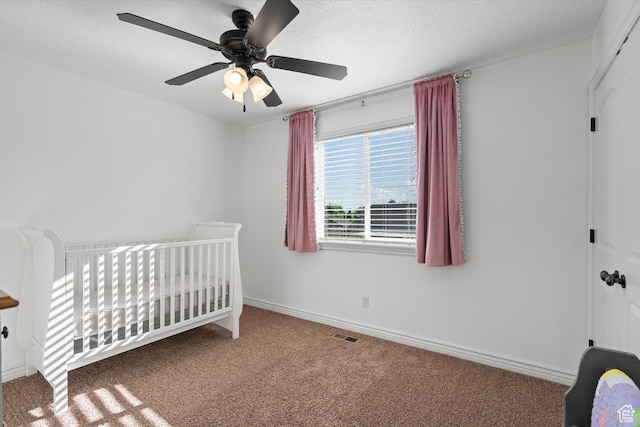 277 N 3600 W, Layton, UT 84041 - carpeted bedroom with a crib, baseboards, and a ceiling fan