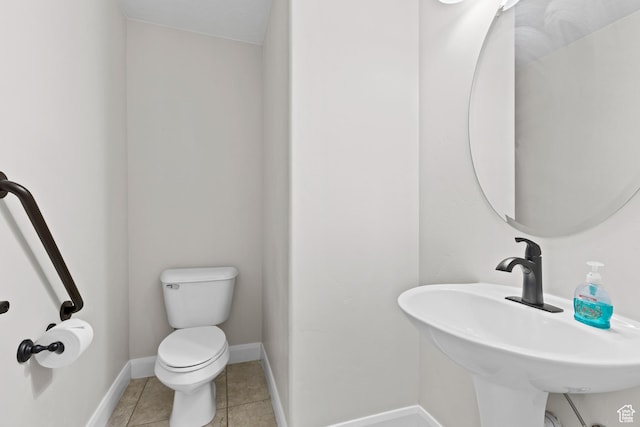 3345 W 2430 S, Hurricane, UT 84737 - half bath with toilet, a sink, tile patterned flooring, and baseboards