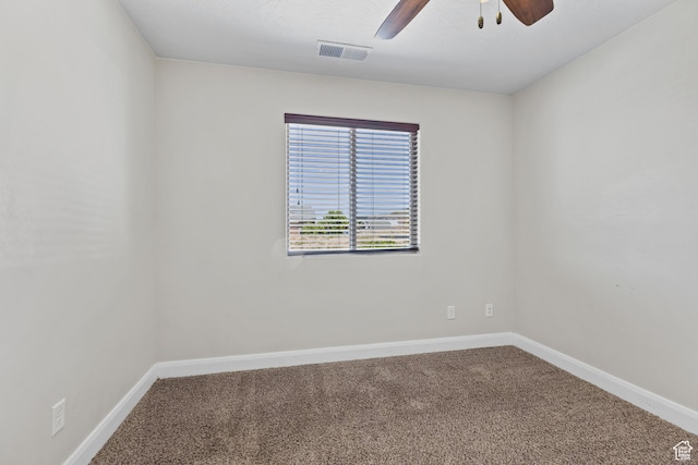 3345 W 2430 S, Hurricane, UT 84737 - carpeted empty room featuring a ceiling fan and baseboards