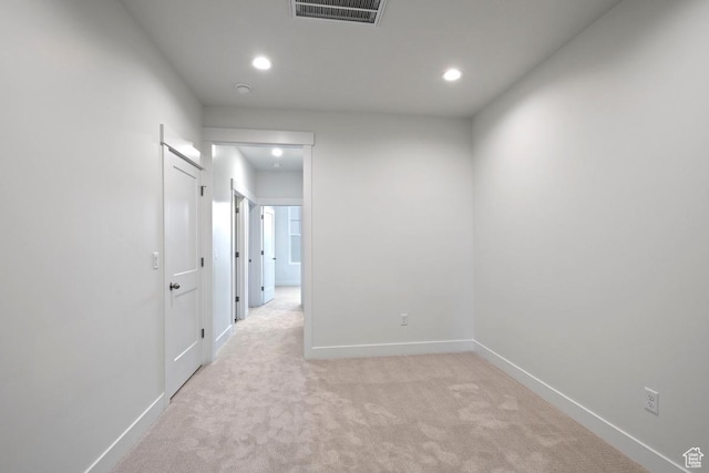 11433 S Watercourse Rd Unit 184, South Jordan, UT 84009 - spare room with recessed lighting, light carpet, and baseboards