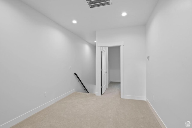 11433 S Watercourse Rd Unit 184, South Jordan, UT 84009 - spare room with recessed lighting, light carpet, and baseboards
