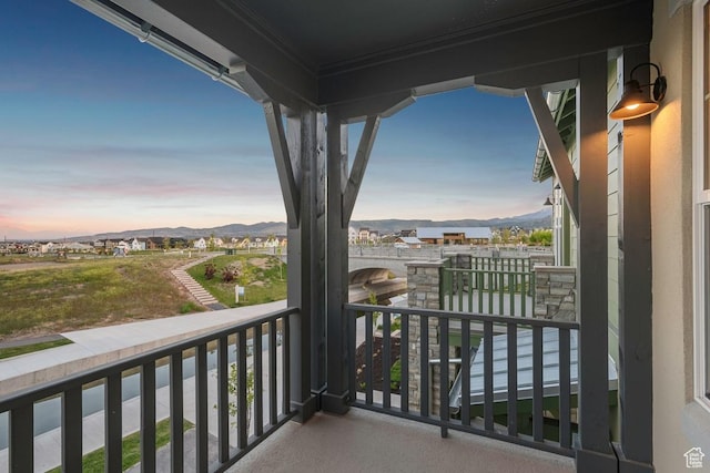 11433 S Watercourse Rd Unit 184, South Jordan, UT 84009 - balcony featuring a mountain view