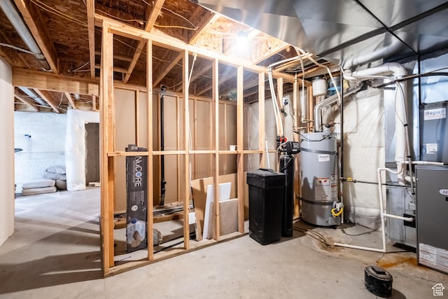 10227 S Oquirrh Lake Rd, South Jordan, UT 84095 - unfinished below grade area with secured water heater