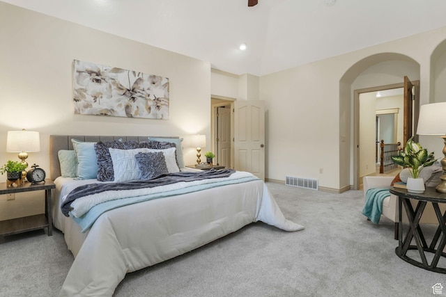 584 S Silver Ln, Alpine, UT 84004 - carpeted bedroom with arched walkways