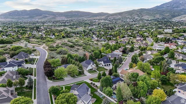 584 S Silver Ln, Alpine, UT 84004 - aerial perspective of suburban area with a mountainous background