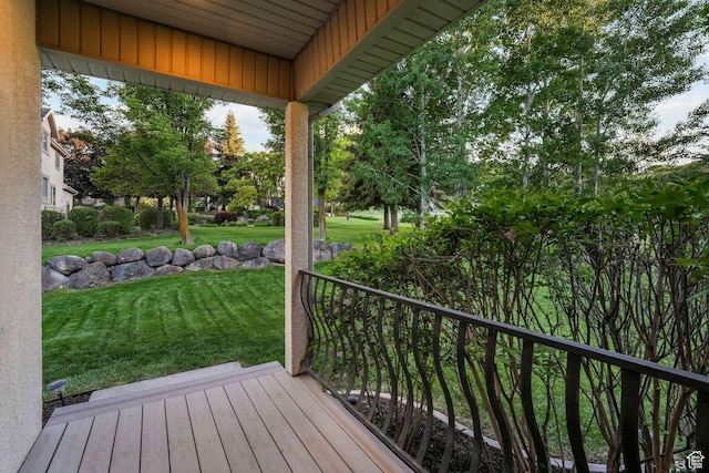 584 S Silver Ln, Alpine, UT 84004 - deck with a lawn