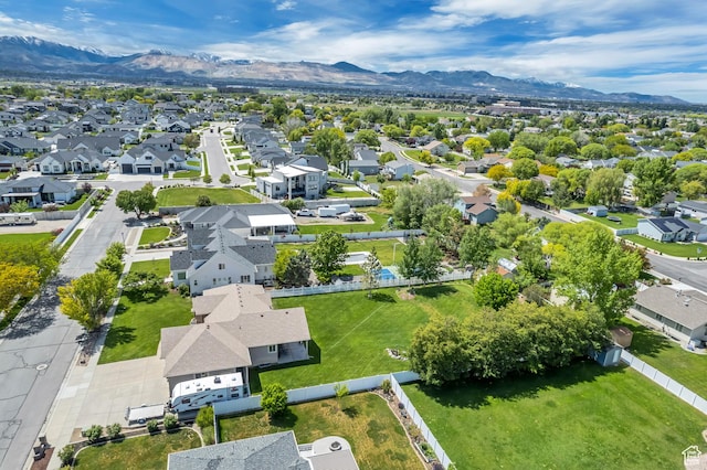 3028 W Viola Ln, Riverton, UT 84065 - aerial view of residential area featuring a mountain backdrop
