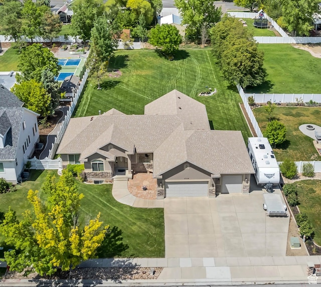 3028 W Viola Ln, Riverton, UT 84065 - view from above of property
