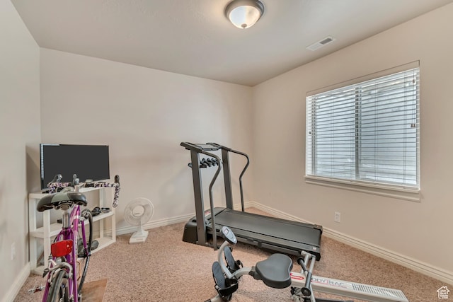 3028 W Viola Ln, Riverton, UT 84065 - exercise room with carpet and baseboards