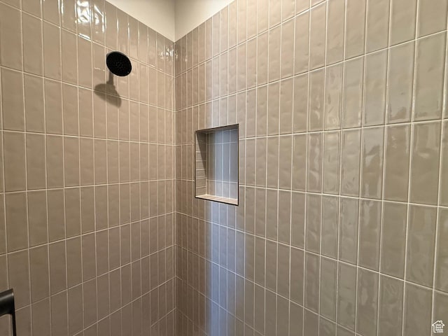 2921 E Yavin Way, St George, UT 84790 - bathroom view of a tile shower