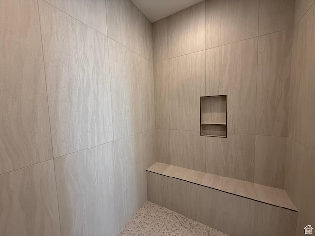 2921 E Yavin Way, St George, UT 84790 - full bathroom featuring a relaxing sauna and a tile shower