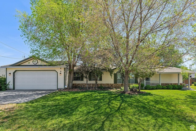 245 S 400 W, Heber City, UT 84032 - single story home featuring a garage, a front lawn, and driveway