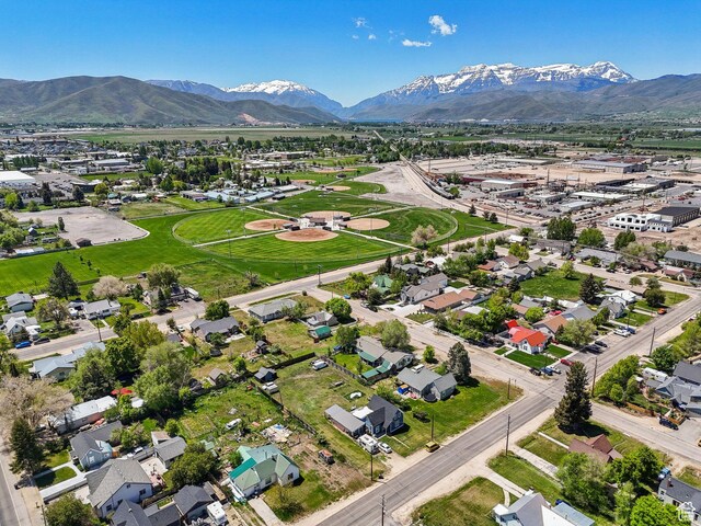 245 S 400 W, Heber City, UT 84032 - aerial perspective of suburban area with a mountain backdrop