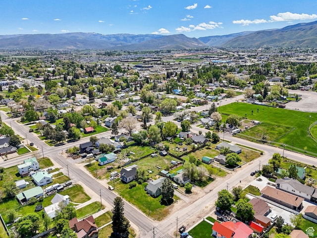 245 S 400 W, Heber City, UT 84032 - aerial view of residential area featuring a mountainous background