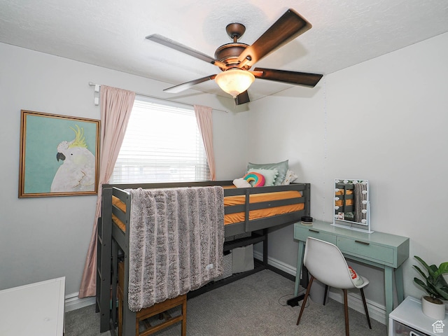 8701 S 1365 W, West Jordan, UT 84088 - bedroom featuring carpet, baseboards, and ceiling fan