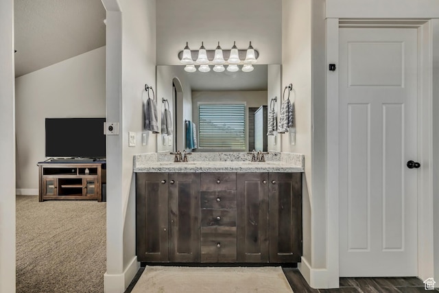 12884 S Tortoise Ln, Riverton, UT 84096 - full bath with double vanity and baseboards