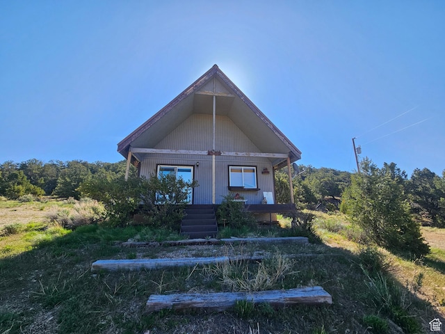 45465 W Airport Rd, Fruitland, UT 84027 - view of front of house featuring covered porch