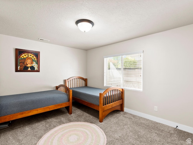 2143 W River Birch Rd, Mapleton, UT 84664 - carpeted bedroom with a textured ceiling and baseboards