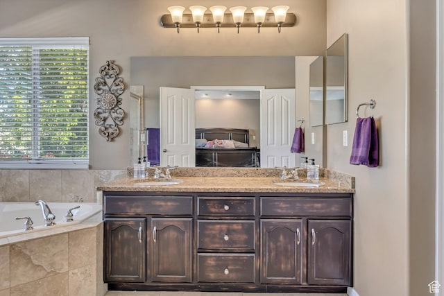 11743 S Silver Spur Ln, Draper, UT 84020 - ensuite bathroom with double vanity and a garden tub