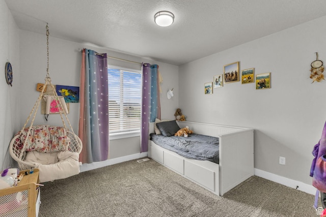 18616 Jefferson Ave, Eagle Mountain, UT 84013 - bedroom with carpet flooring, baseboards, and a textured ceiling