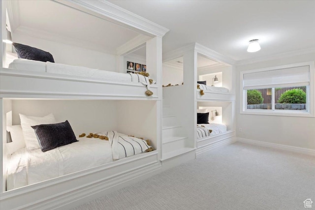 4731 S Marabow Cir, Holladay, UT 84117 - bedroom featuring carpet floors, ornamental molding, and baseboards