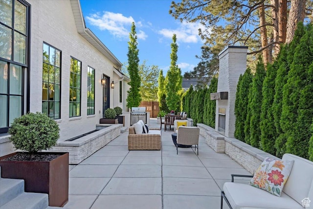 4731 S Marabow Cir, Holladay, UT 84117 - view of patio / terrace featuring an outdoor hangout area