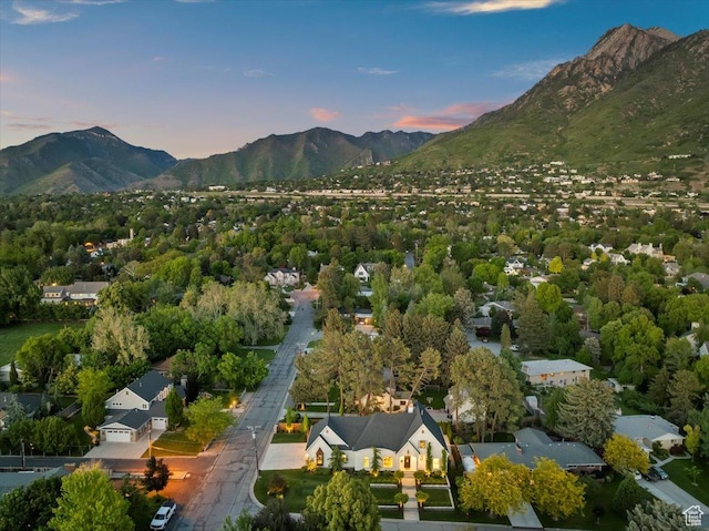4731 S Marabow Cir, Holladay, UT 84117 - aerial overview of property's location with a mountain backdrop