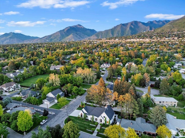 4731 S Marabow Cir, Holladay, UT 84117 - aerial perspective of suburban area featuring a mountainous background