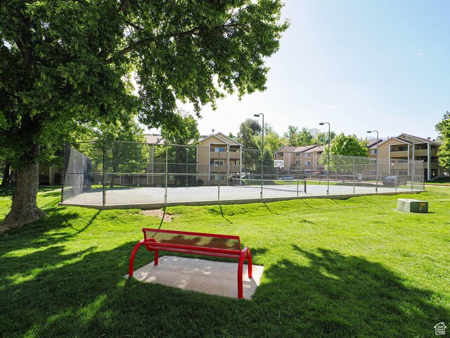 7208 S Station Creek Ln Unit 4B, Cottonwood Heights, UT 84047 - view of property's community featuring a tennis court
