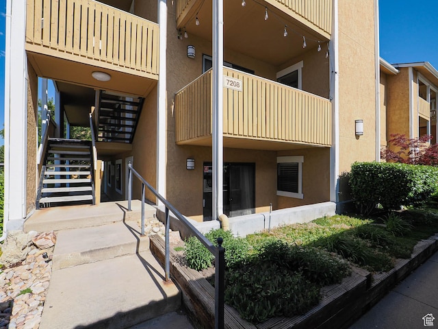 7208 S Station Creek Ln Unit 4B, Cottonwood Heights, UT 84047 - view of building exterior featuring stairs