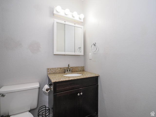 7208 S Station Creek Ln Unit 4B, Cottonwood Heights, UT 84047 - half bathroom with vanity and toilet