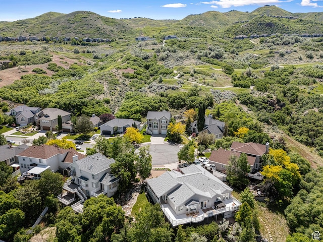 1152 E Gavin Cir, Draper, UT 84020 - aerial view of residential area featuring a mountain backdrop