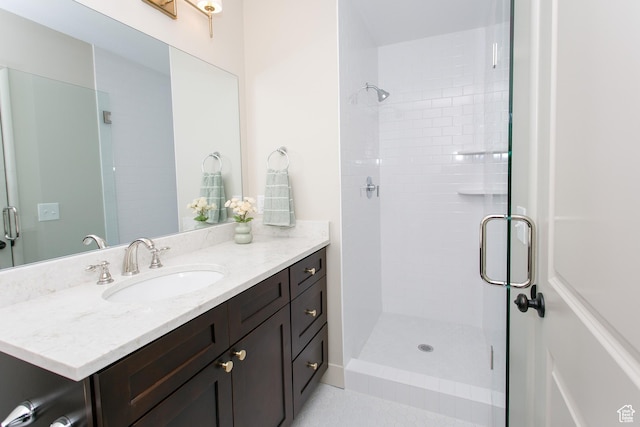 3644 S 860 E Unit 57, Salt Lake City, UT 84106 - bathroom with a shower stall and vanity