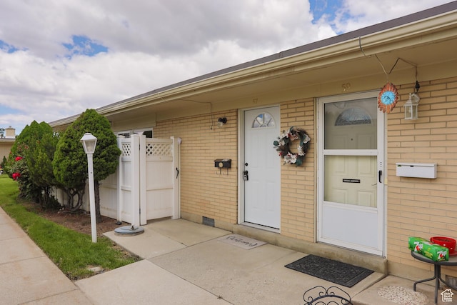 3644 S 860 E Unit 57, Salt Lake City, UT 84106 - property entrance with brick siding