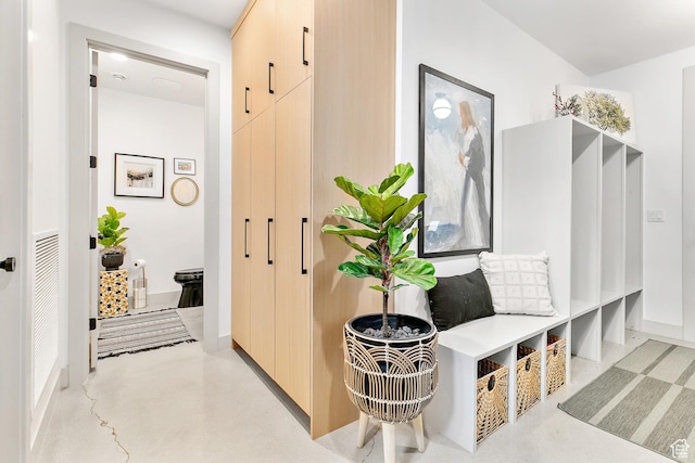 1620 W Brevia Ct Unit 25, Lehi, UT 84043 - mudroom featuring concrete flooring and baseboards