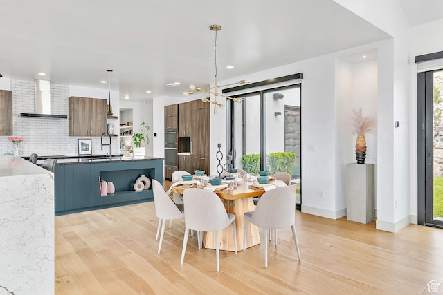 1620 W Brevia Ct Unit 25, Lehi, UT 84043 - dining room with light wood-type flooring, recessed lighting, and baseboards