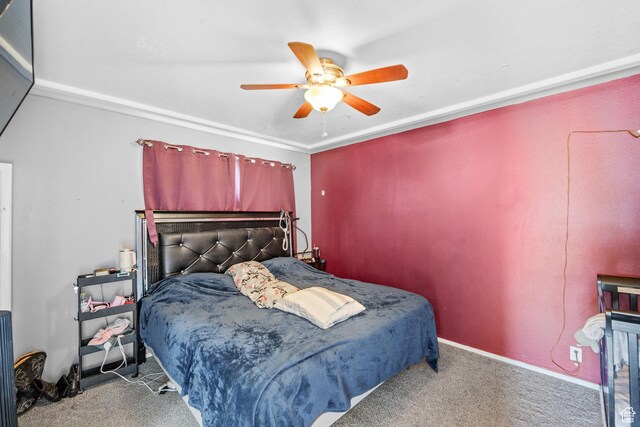 444 E 670 N, Tooele, UT 84074 - carpeted bedroom with a ceiling fan and baseboards