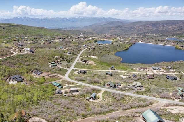 10246 E Lake Pines Dr Unit 1020, Heber City, UT 84032 - bird's eye view of a water and mountain view