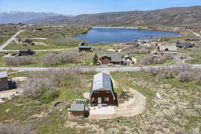 10246 E Lake Pines Dr Unit 1020, Heber City, UT 84032 - aerial view of property and surrounding area with a water and mountain view